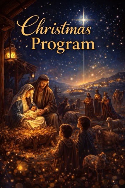 Christmas Program Sunday 21st Evening Service