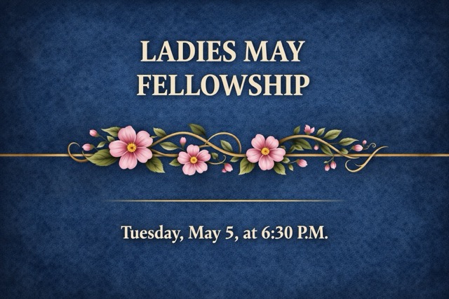 Ladies Night Fellowship – May 5th