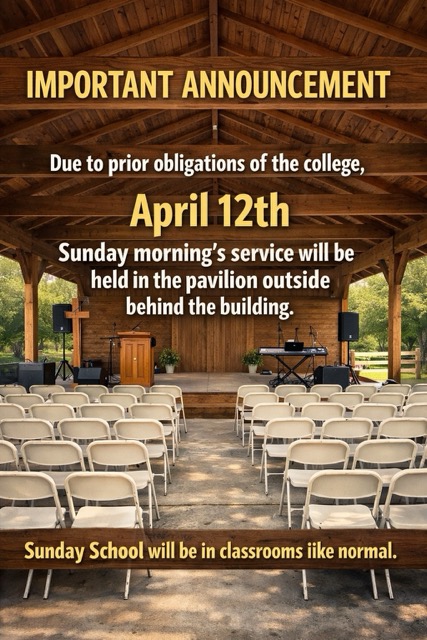 Attention – Service Change Location – April 12th, 2026