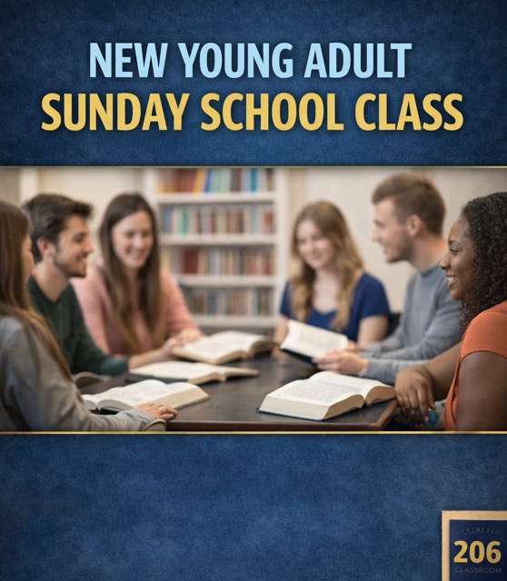 New Young Adult Sunday School Class